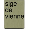 Sige de Vienne by Isabelle De Montolieu