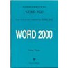 Basishandleiding Word 2000
