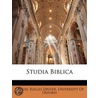 Studia Biblica by Samuel Rolles Driver