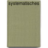 Systematisches door Studer