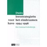 Leesstrategieen voor het eindexamen Duits by J. Scheele