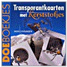 Transparantkaarten met kerststofjes door M. Cozijnsen