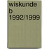 Wiskunde B 1992/1999