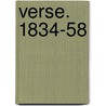 Verse. 1834-58 door Charles Boner