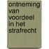 Ontneming van voordeel in het strafrecht