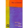 Wer es könnte by Hilde Domin