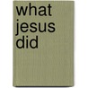 What Jesus Did door Robert D. Prescott-Ezickson