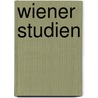 Wiener Studien by Unknown