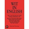 Wit In English door Paul Joel Freeman