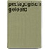 Pedagogisch geleerd
