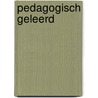 Pedagogisch geleerd door G. ten Dam