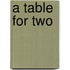 A Table for Two