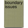 Boundary Issues door Jane Adams