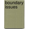 Boundary Issues by Jane Adams