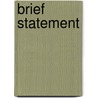 Brief Statement by Eastern Coast O