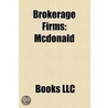 Brokerage Firms door Books Llc