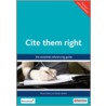 Cite Them Right door Richard Pears