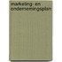Marketing- en ondernemingsplan