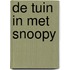 De tuin in met Snoopy