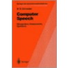 Computer Speech door Manfred R. Schroeder