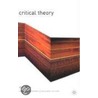 Critical Theory door Alan How