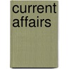 Current Affairs door University of Toronto Press