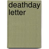 Deathday Letter door Shaun David Hutchinson