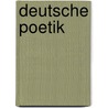 Deutsche Poetik by Werner Hahn