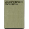Vaardigheidsmeter: klantenservice by P. Quarry