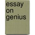 Essay on Genius