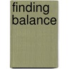 Finding Balance door Becca Stevens