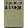 Grammer & Usage door Marjorie Frank