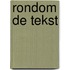 Rondom de tekst
