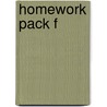Homework Pack F door Peter Clarke