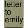 Letter To Emily door Marilyn Jody