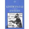 Leviticus 17-22 door Jacob Milgrom
