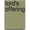 Lord's Offering by Scotland. -Uni