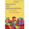 Definitie van kernbegrippen by T.A. van Yperen