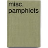 Misc. Pamphlets door John Baptist Grasers