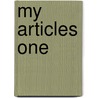 My Articles One door Jerry A. Fogel