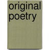 Original Poetry door G. W. Couper