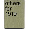 Others for 1919 by Alfred Kreymborg