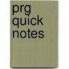 Prg Quick Notes door Delmar