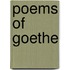 Poems Of Goethe
