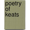 Poetry of Keats door John Keats