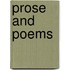 Prose And Poems
