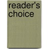 Reader's Choice by Sandra Silberstein