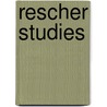 Rescher Studies door Robert Almeder