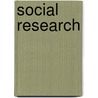 Social Research door Tim May