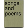 Songs And Poems door James Robinson Planche